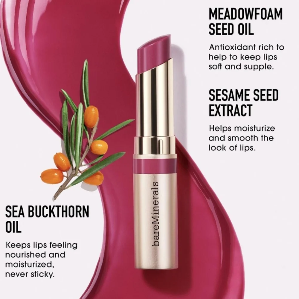 NIB BAREMINERALS MINERALIST DEWY GLOSS LIP BALM - Picture 9 of 16